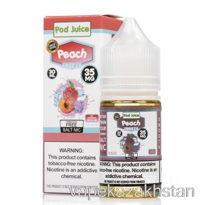 Vape Smoke FREEZE Peach - Pod Juice - 30mL 55mg